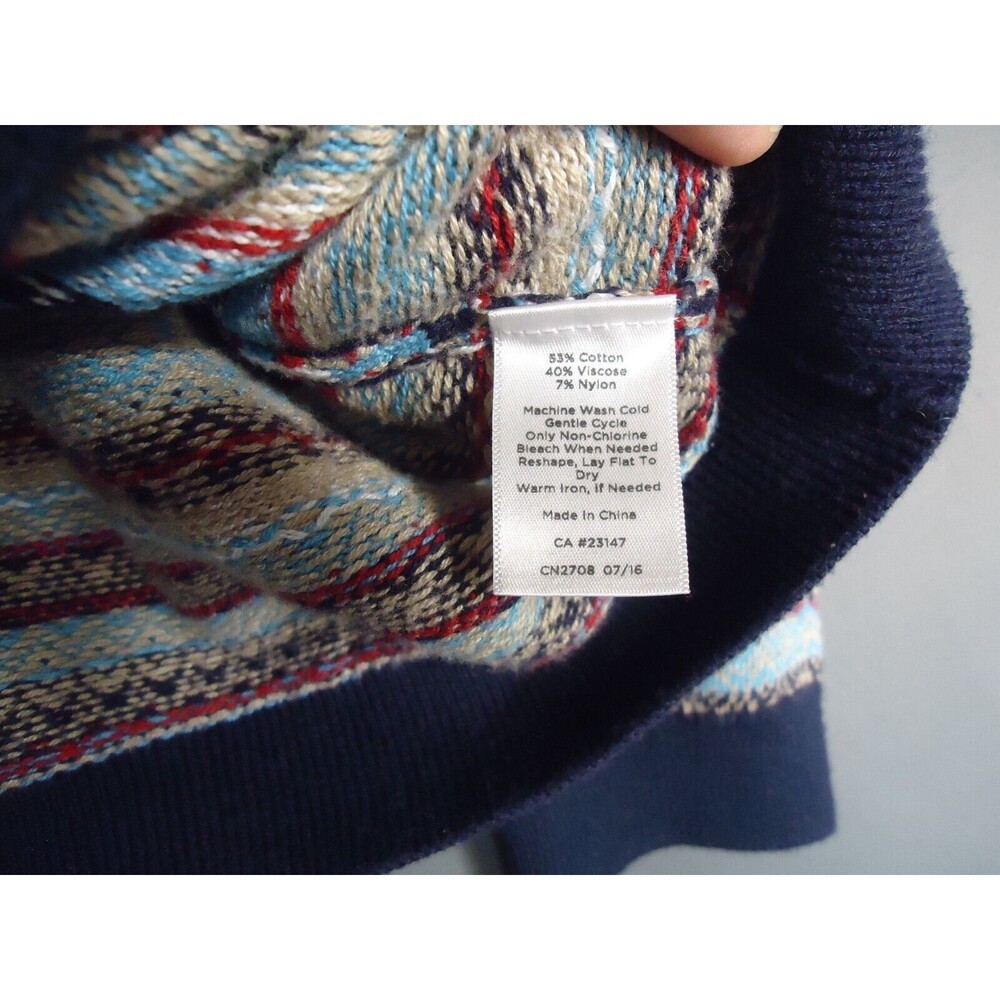 Talbots Button Front Cardigan Multicolored Fair I… - image 4